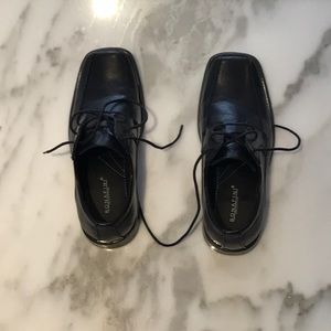 Boys, Black Dress Shoes, Brand- Bonafini, Size 3